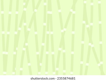 landscape pattern of bamboo forest, flat design in pastel color