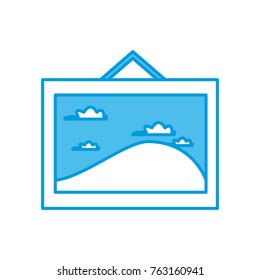 Landscape photo frame