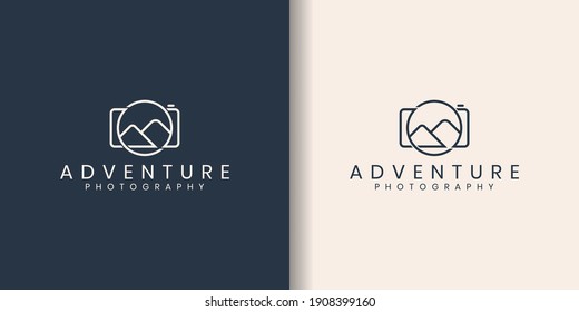 Landscape Photography Logo. Photography Logo design vector inspiration