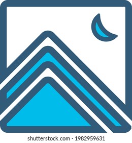 Icono de imagen horizontal (Ilustración vectorial)