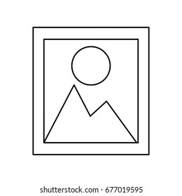 Landscape picture symbol