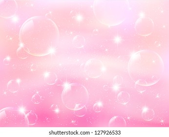 Landscape pink ball