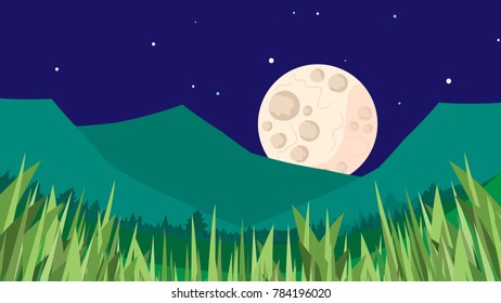 Landscape quite night 