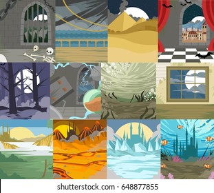 landscape scenes backgrounds