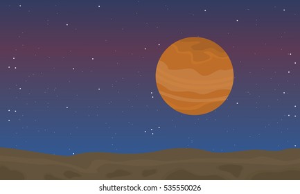 Landscape space with desert collection
