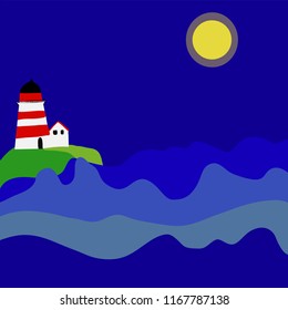 landscape summer poster vector