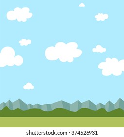 Landscape, vector
