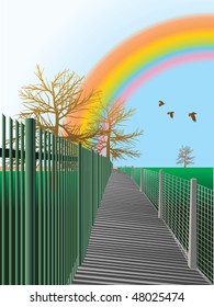 landscape vector