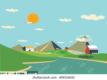 Landscape Vector Art
