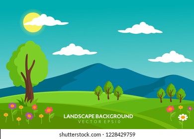Landscape Vector Background