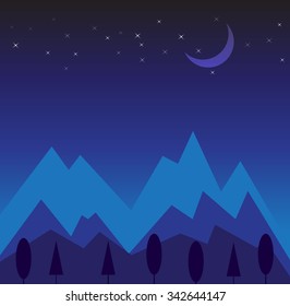 landscape vector background