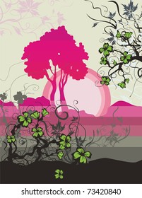 Landscape Vector Background