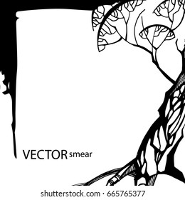landscape vector forest illustration background silhouette tree