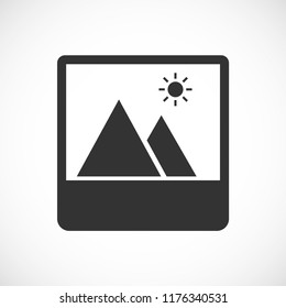 landscape vector icon 10 eps