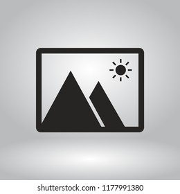 landscape vector icon 10 eps