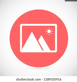 landscape vector icon 10 eps