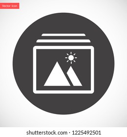 landscape vector icon 10 eps