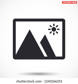 landscape vector icon 10 eps