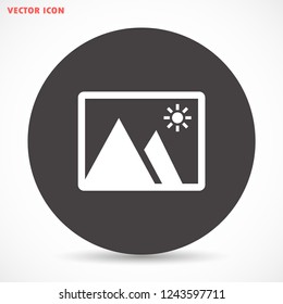 landscape vector icon 10 eps