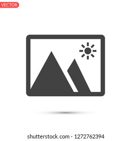 landscape vector icon 10 eps