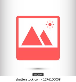 landscape vector icon 10 eps