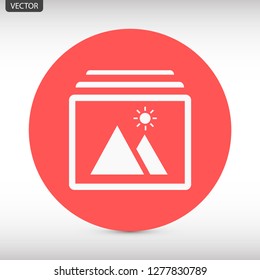 landscape vector icon 10 eps