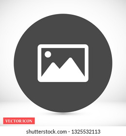 landscape vector icon 10 eps
