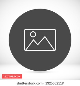 landscape vector icon 10 eps