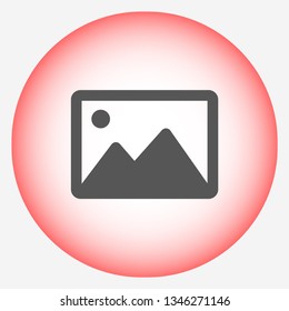 landscape vector icon 10 eps