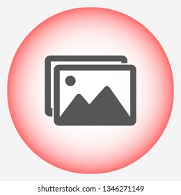 landscape vector icon 10 eps