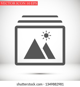 landscape vector icon 10 eps