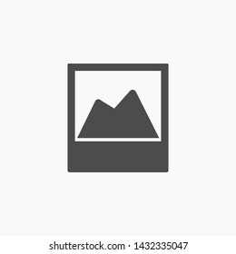 landscape vector icon 10 eps , Lorem ipsum Flat design