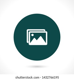 landscape vector icon 10 eps , Lorem ipsum Flat design