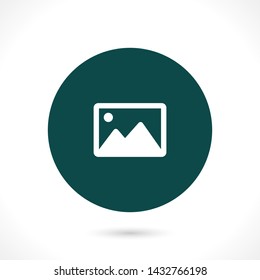 landscape vector icon 10 eps , Lorem ipsum Flat design