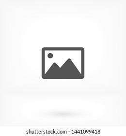 landscape vector icon 10 eps , Lorem ipsum Flat design