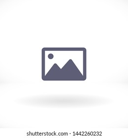 landscape vector icon 10 eps , Lorem ipsum Flat design