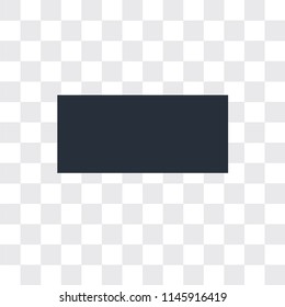 Landscape vector icon isolated on transparent background, Landscape logo concept