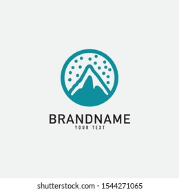 Landscape vector icon on white background. Flat vector mountain icon symbol sign from modern camping collection for mobile concept and web apps design.