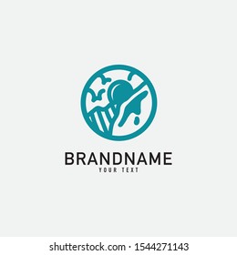 Landscape vector icon on white background. Flat vector mountain icon symbol sign from modern camping collection for mobile concept and web apps design.
