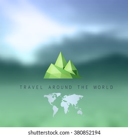 Landscape. Vector illustration.