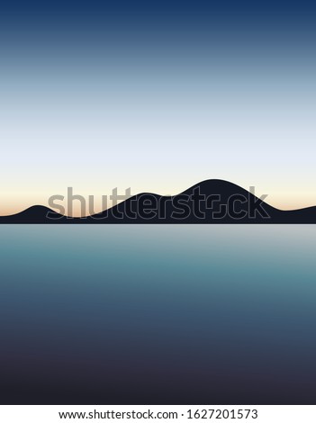 Similar – Sunrise in the sea for background.