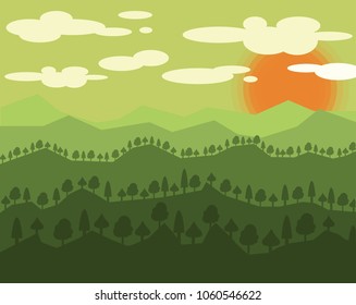 landscape vector nature