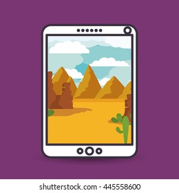 landscape for wallpaper smartphone design 