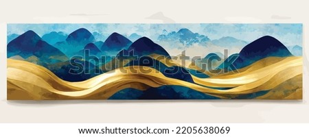 landscape white background with blue mountains and hills