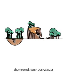 landscapes with natural disasters