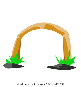 landscaping arch vector and clip art