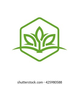 Diseño ecológico paisajístico cultivo vectorial
