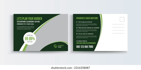 landscaping lawn care postcard, best lawn care Service postcard template, Eddm Postcard Design, Event Card Design, Direct Mail Template, Invitation Design. leaflet, grass, equipment, gardener