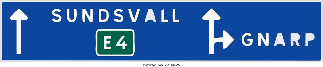 Lane assignment type, Signs giving information, Special regulation, Road signs in Sweden