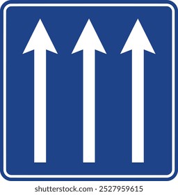Lane Regulation signs, Information signs, Road signs in Turkey. Standard traffic signs on Turkish highways. (Turkish: Karayolları standart trafik işaret levhaları, Bilgi işaretleri)